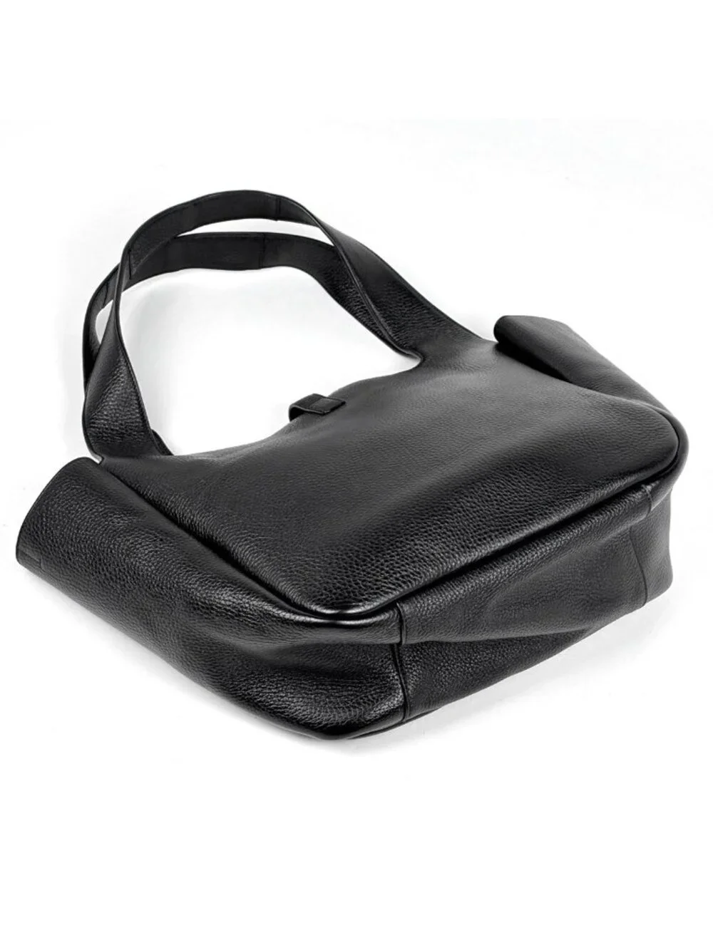 Saint Laurent le Cassette Bear Tote Bag Leather Black